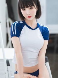  可爱人气Coser面饼仙儿 - 体操服