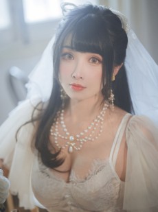  COS福利rioko凉凉子 - 透明婚纱