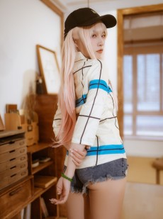 人气Coser 二佐Nisa - 海梦 日常泳装