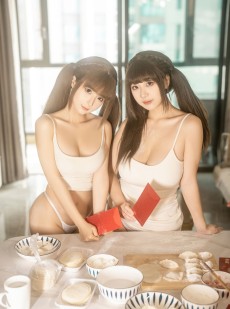 动漫博主蠢沫沫 &amp; 浅安安 - 双人新年贺岁