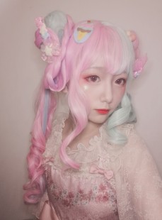  动漫博主弦音sic - lolita草莓薄荷冰淇淋